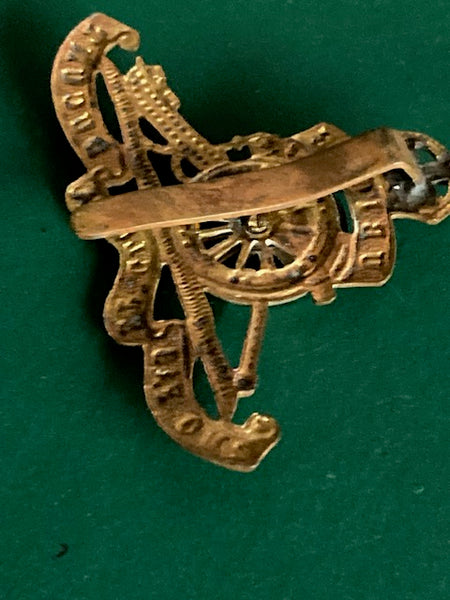 Royal Artillery Corps Rotating Wheel Cap Badge