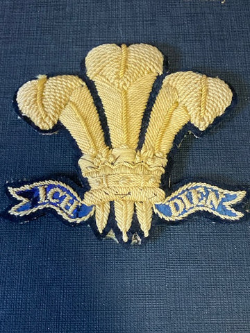 Large - Prince of Wales Royal Wiltshire Yeomanry Embroidered Badge