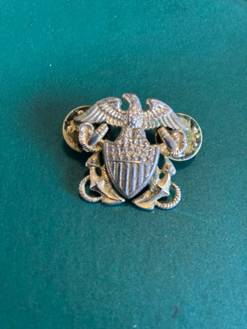 US Naval Officer's Cap Badge