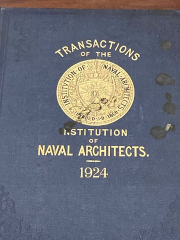 1924 - Naval Architects