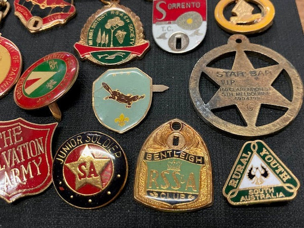 20 - Assorted Badges and Fobs