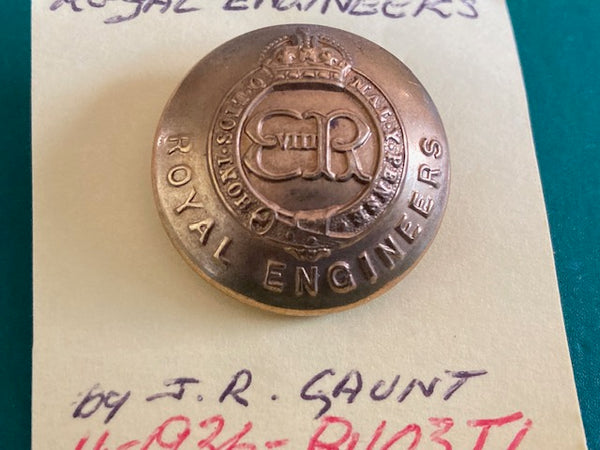 Royal Engineers Brass Button