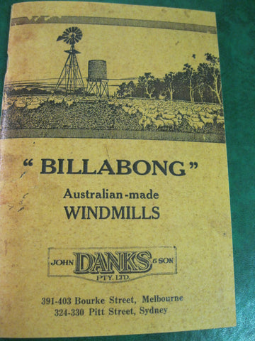 " Billabong " Windmills Catalogue
