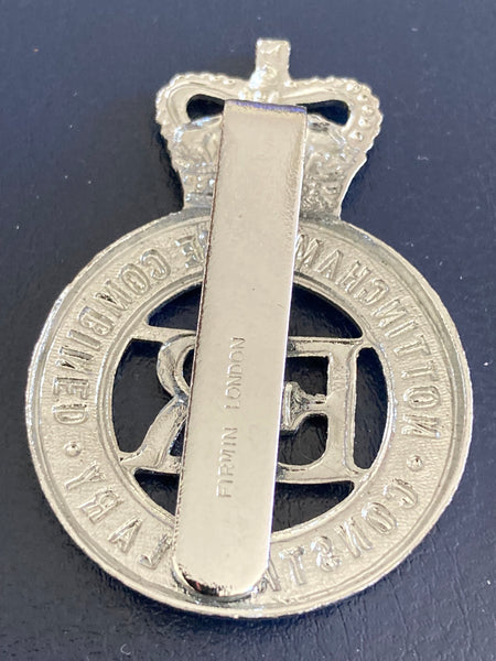 Nottinghamshire Combined Constabulary Cap Badge