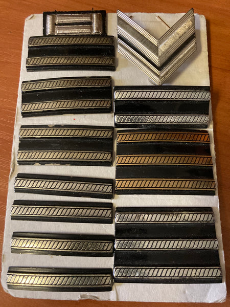 Italian Police Metal Rank Badge Lot