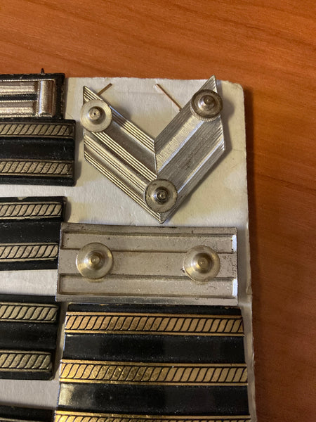 Italian Police Metal Rank Badge Lot