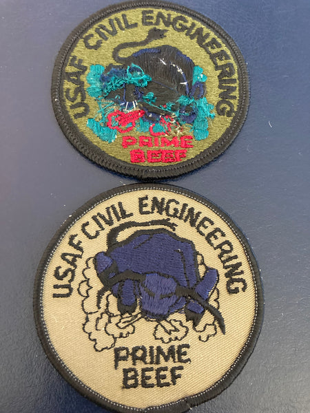USAF Civil Engineering Patch Pair