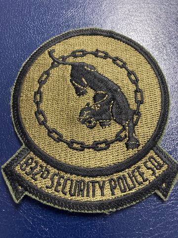 USAF 832nd Security Police Sqd Patch