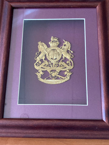 Royal Artillery Corps Helmet Plate