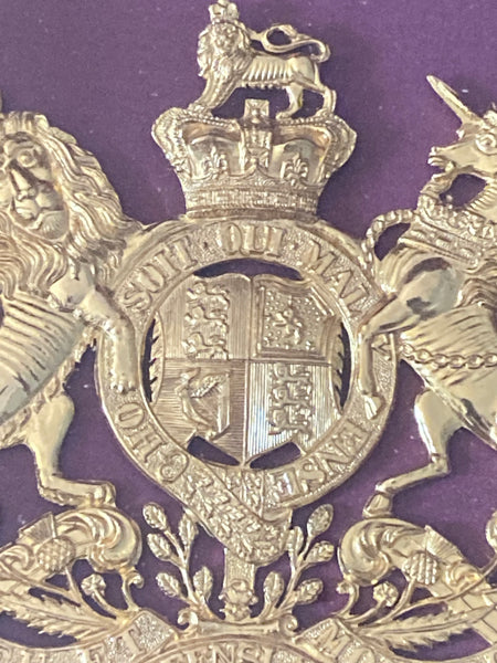 Royal Artillery Corps Helmet Plate