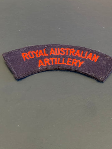 Royal Australian Artillery Title Patch