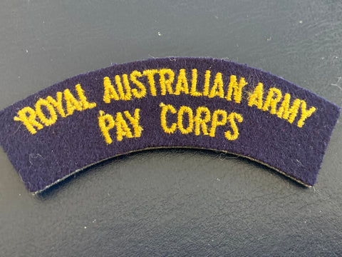 Royal Australian Army Pay Corps Title