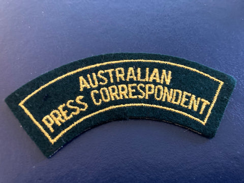 Australian Press Correspondent Title
