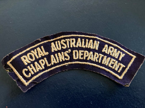 1950’s - Royal Australian Army Chaplains Dept Title