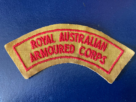 1950’s - Royal Australian Armoured Corps Title