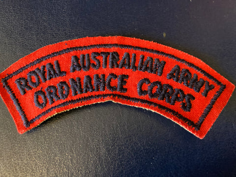 1950’s Royal Australian Army Ordnance Corps Title