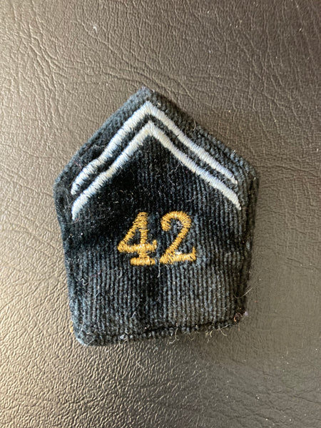 French - 42nd Signals Collar Tab