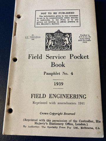 1939 - Field Service Pocket Book