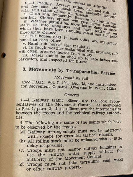 1939 - Field Service Pocket Book in