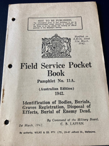 1942 - Field Service Pocket Book in