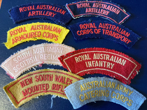 Used Lot of Shoulder Titles