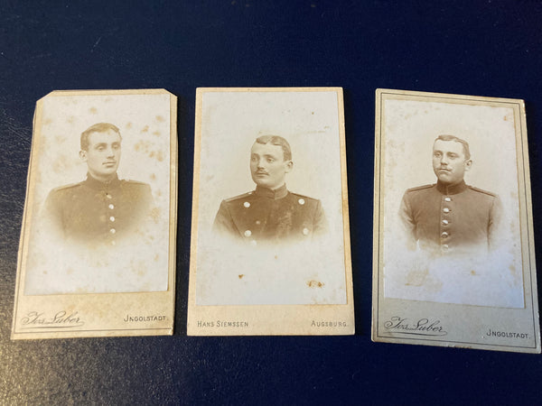 3 - WW1 German Kabinett Photos