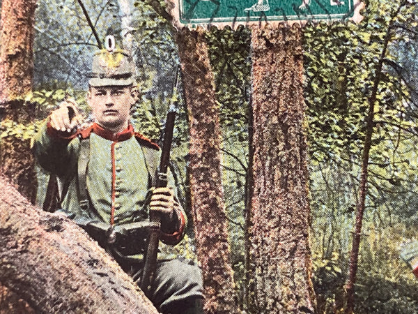 Pre WW1 - German Troops Postcard