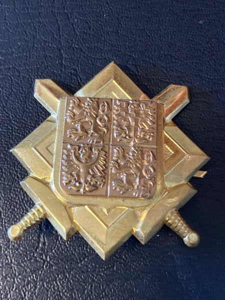 Czech Republic Army Cap Badge