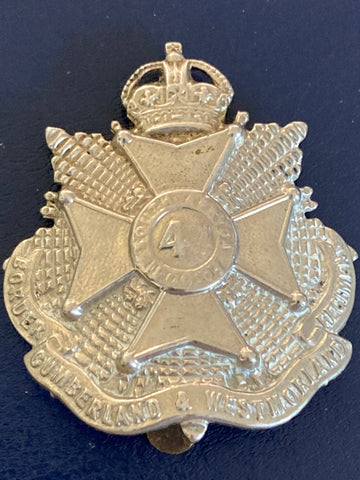 Cumberland Westmorland Border Regt Cap Badge
