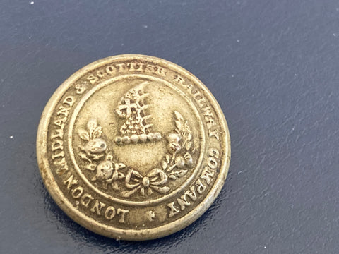 London Highland & Scottish Railway Company Button