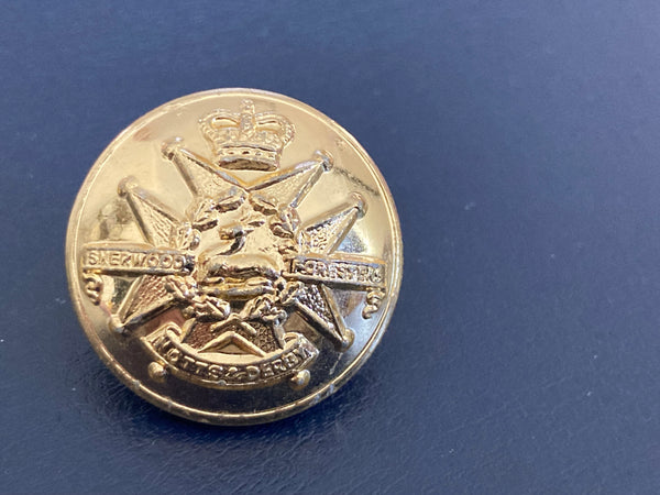 Sherwood Foresters Button