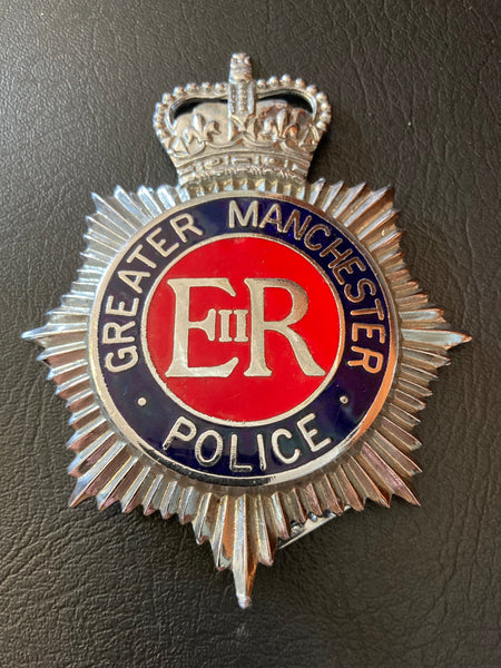 Greater Manchester Police Enamel Helmet Plate