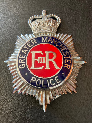 Greater Manchester Police Enamel Helmet Plate