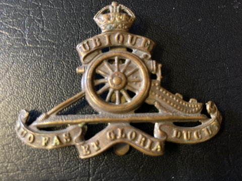 Royal Artillery Corps Cap Badge