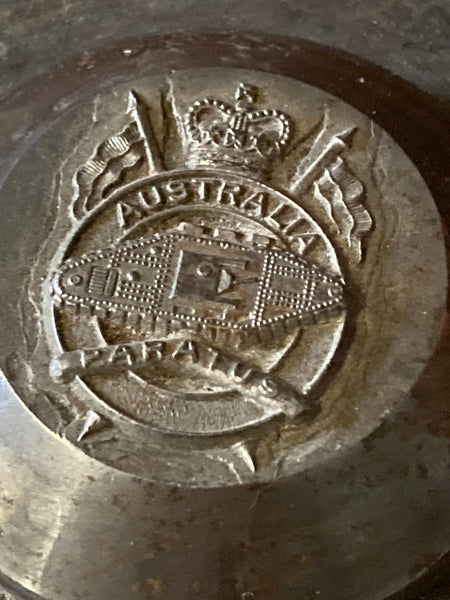 Original Australian Armoured Corps Badge Die