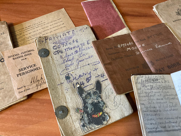 Large Lot of Diaries and Paperwork to WW2 Australian