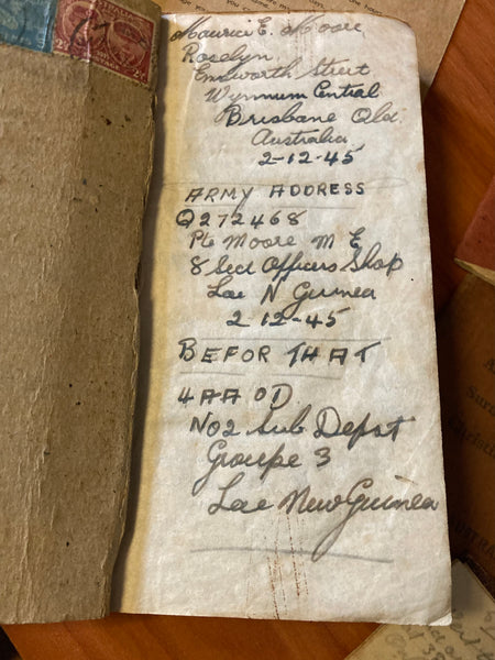 Large Lot of Diaries and Paperwork to WW2 Australian
