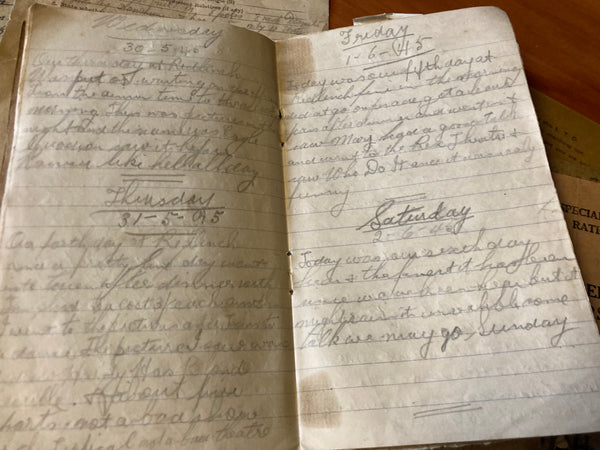 Large Lot of Diaries and Paperwork to WW2 Australian