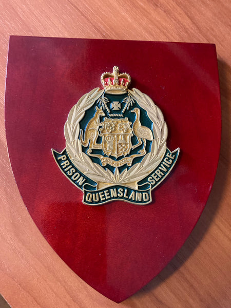 Queensland Prison Service Wall Plaque