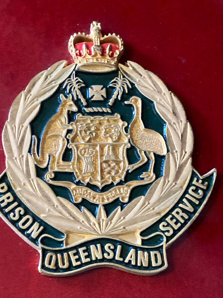 Queensland Prison Service Wall Plaque
