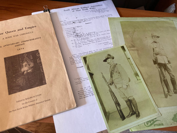 Lot of Unchecked Boer War Research