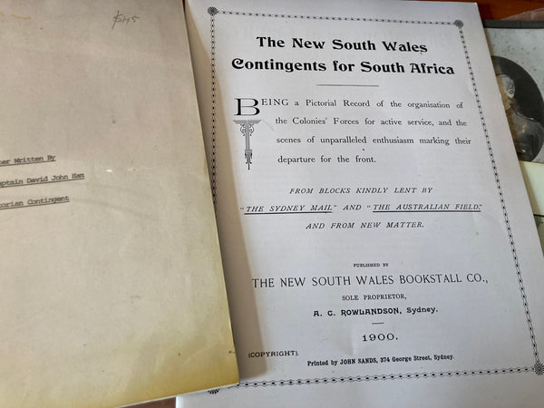 Lot of Unchecked Boer War Research