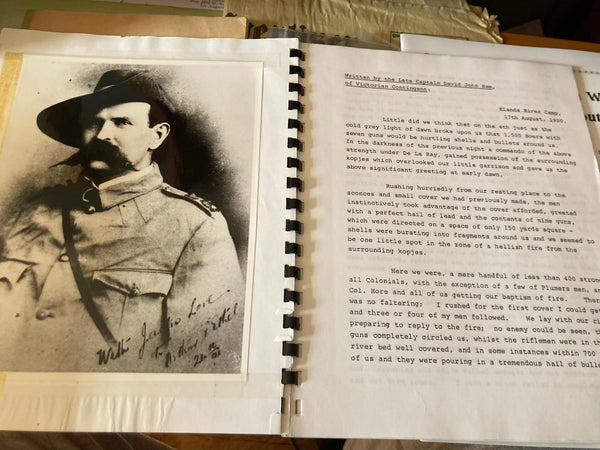 Lot of Unchecked Boer War Research