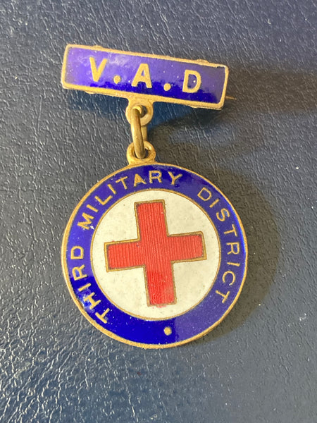 Australian Volunteer Aid Detachment Enamel Badge