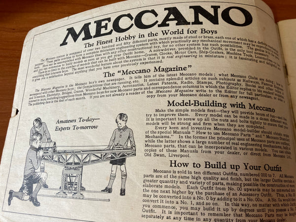 Meccano Instructions Booklets