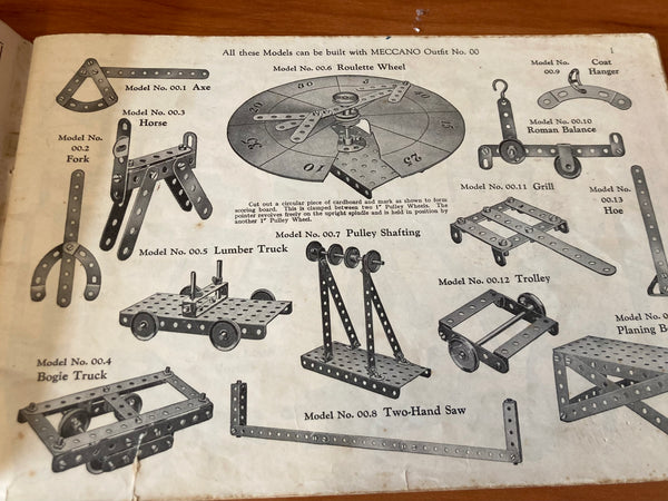 Meccano Instructions Booklets