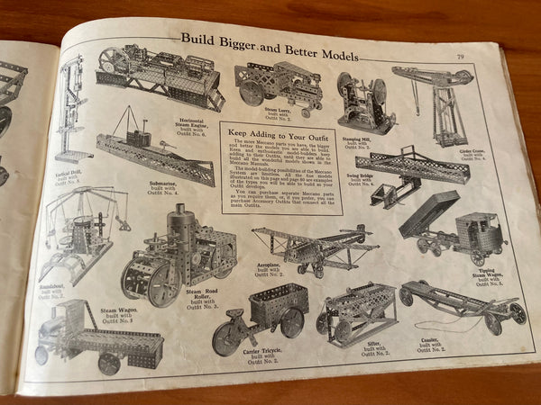 Meccano Instructions Booklets