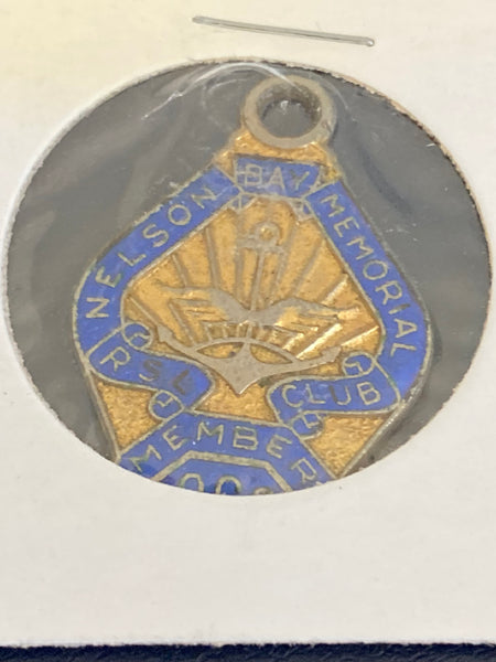 Nelson Memorial Club Fob