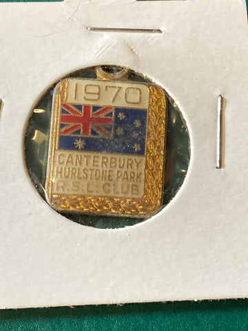 1970 - Canterbury Hurlstone Park RSL Fob