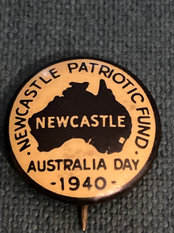 Newcastle Patriotic Day Button Badge